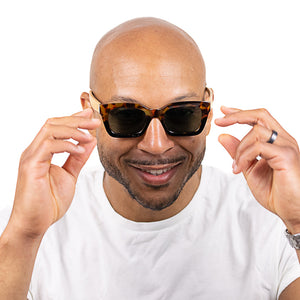 SUNGLASS READER l ZAHRA TOFFEE l UV 400 Magnifying Reader - Soek Fashion Eyewear Europe