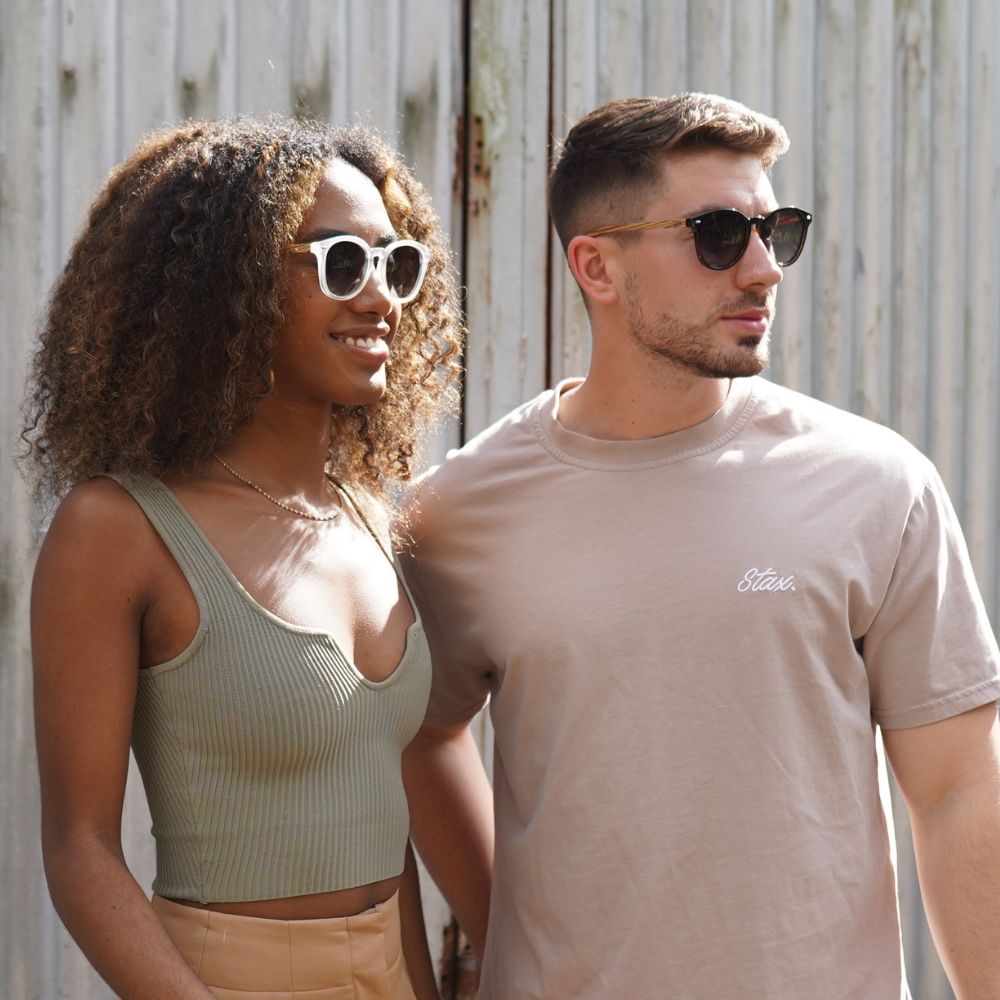 TAINE FROST Khaki Lens l Walnut Arms - Soek Fashion Eyewear Europe