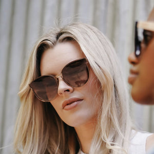 BELLA CHAMPAGNE l Brown Gradient Lens l Maple Arms - Soek Fashion Eyewear Europe