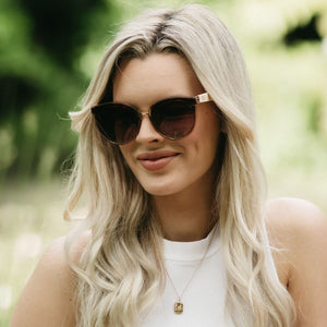 BELLA CHAMPAGNE l Brown Gradient Lens l Maple Arms - Soek Fashion Eyewear Europe
