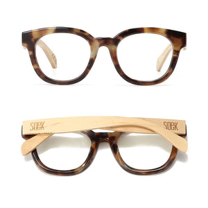 ALIVE ROCKY TORT l Wooden Magnifying Reader - Soek Fashion Eyewear Europe