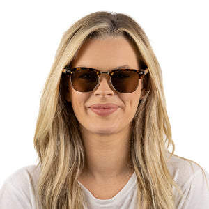 BANJO Brown Polarised Lens l  Walnut Arms - Soek Fashion Eyewear Europe