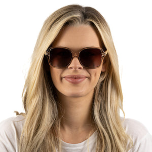 SCARLETT CHAMPAGNE Brown Gradient Lens l Maple Arms - Soek Fashion Eyewear Europe