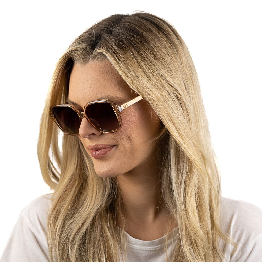 SCARLETT CHAMPAGNE Brown Gradient Lens l Maple Arms - Soek Fashion Eyewear Europe