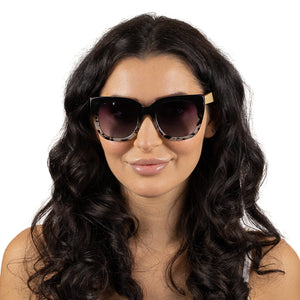 Magnifying SUN READER l RIVIERA BLACK/IVORY - Soek Fashion Eyewear Europe