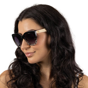 Magnifying SUN READER l RIVIERA BLACK/IVORY - Soek Fashion Eyewear Europe