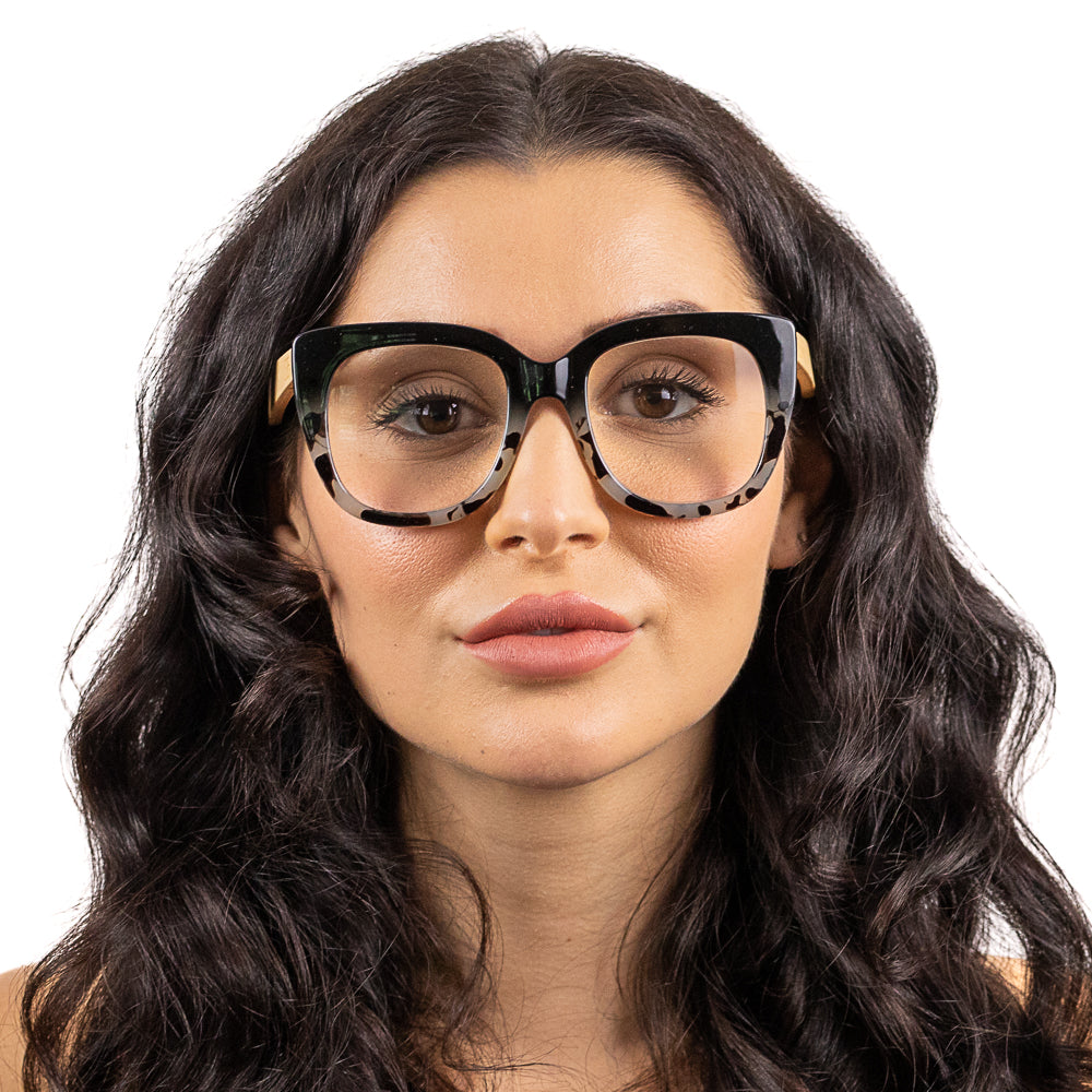 RIVIERA BLACK/IVORY l  Blue Light Magnifying Reader - Soek Fashion Eyewear Europe